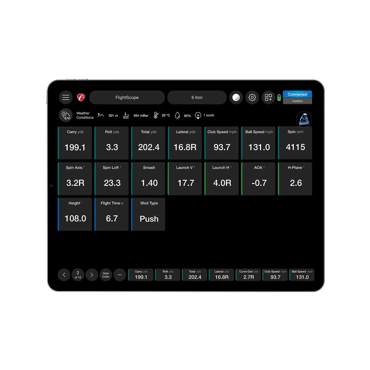 FlightScope Mevo+ Launch Monitor