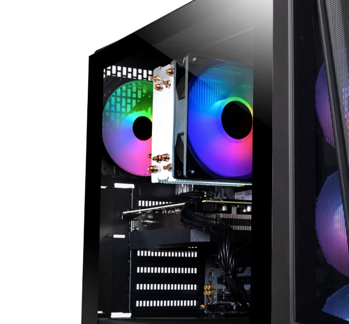 iBUYPOWER Gaming PC TMI5N3501 Intel Core i5 14400F 2.5 GHz (4.7 GHz Max Turbo), NVIDIA GeForce RTX 3050 6GB, 16GB DDR5 5600 MHz RAM, 1TB NVMe SSD, Windows 11 Home Advanced