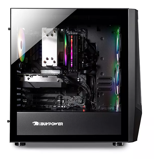 iBUYPOWER Gaming PC TMI5N3501 Intel Core i5 14400F 2.5 GHz (4.7 GHz Max Turbo), NVIDIA GeForce RTX 3050 6GB, 16GB DDR5 5600 MHz RAM, 1TB NVMe SSD, Windows 11 Home Advanced