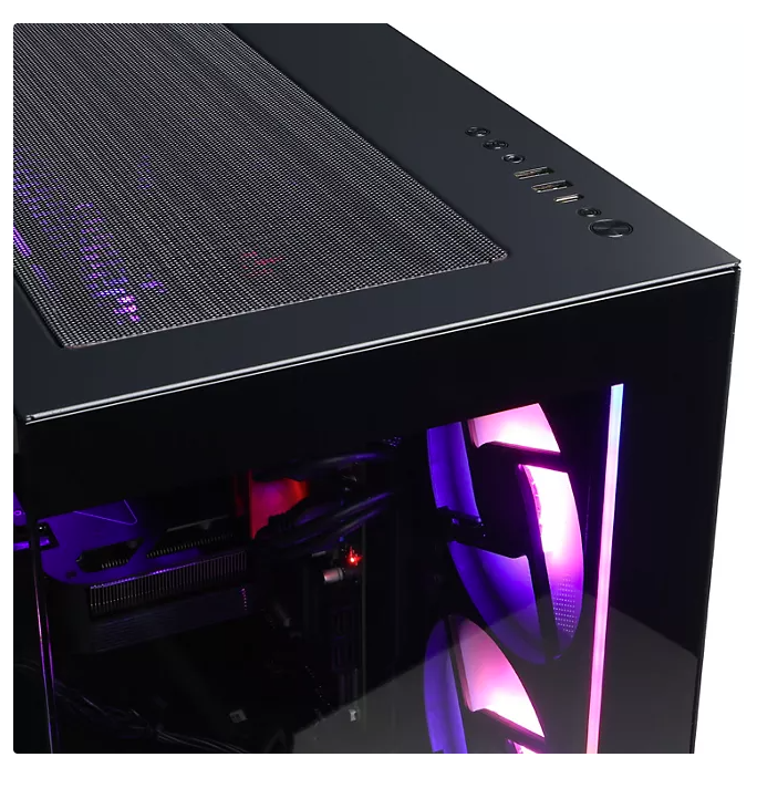 CYBERPOWERPC Gamer Supreme Liquid Cool SLC6600SAMV2 w/ Intel Core i7-14700F 2.1GHz CPU, 16GB DDR5, NVIDIA GeForce RTX 4060 8GB, 1TB PCIe Gen4 NVMe SSD, WiFi 5, RGB Gaming Keyboard/Mouse, Custom RGB Case Lighting & Win 11 Home 64-Bit