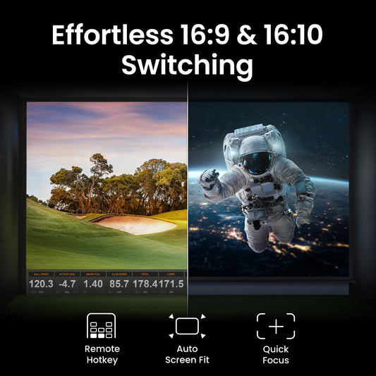 Ben Q AK700ST 4000-Lumen 4K Short Throw Laser Golf Simulator Projector