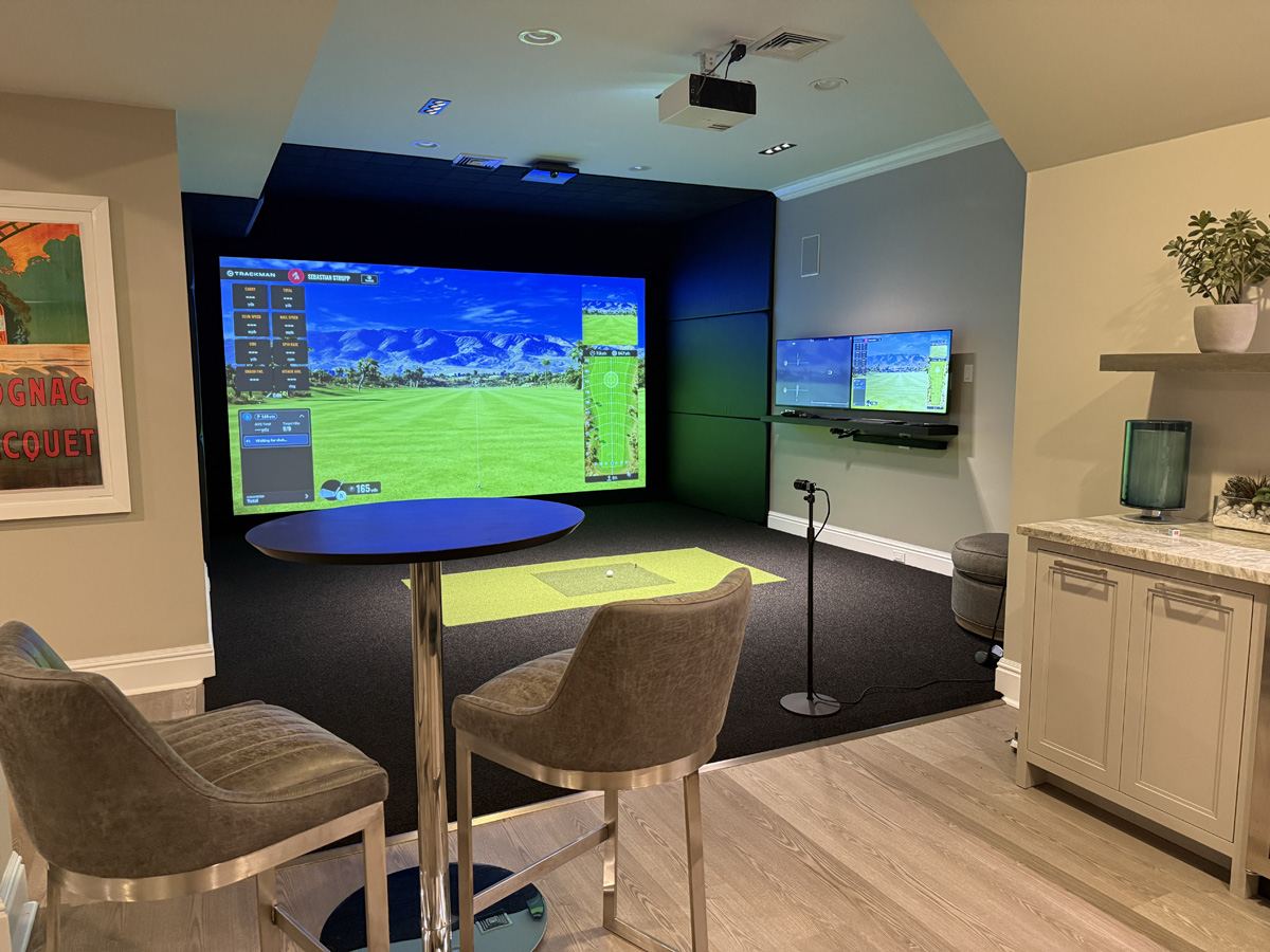 Residential golf simulator inspiration 4